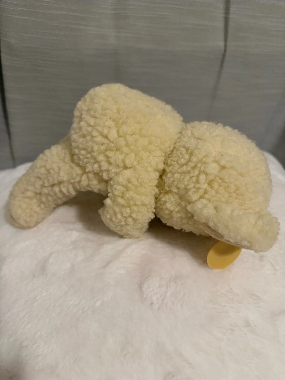 Vintage 1986 Snuggle Teddy Bear Plush Lever Brothers Fabric Softener Russ Soft